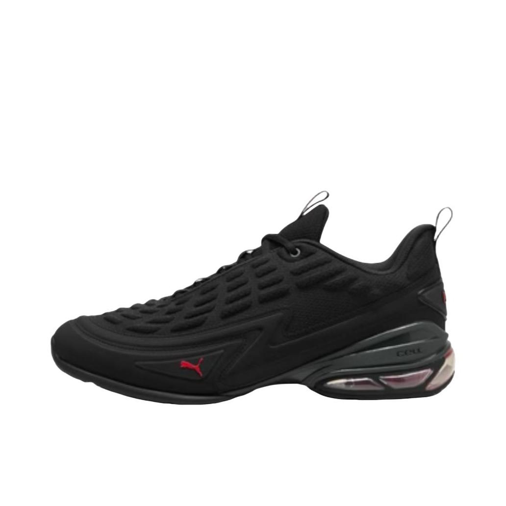 推荐商品：Puma/彪马 CELL MEZA 跑鞋 缓震防滑系带室外 黑色/红色/迷雾灰