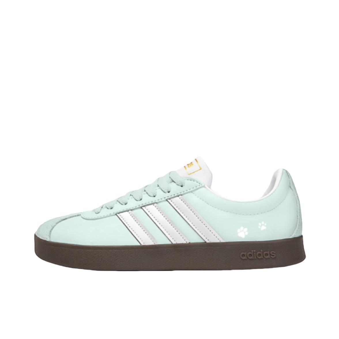推荐商品：【定制球鞋】Adidas neo VL Court 2.0 德训鞋 板鞋 复古轻便耐磨芭蕾风甜美文艺抗冲击性防水 清新