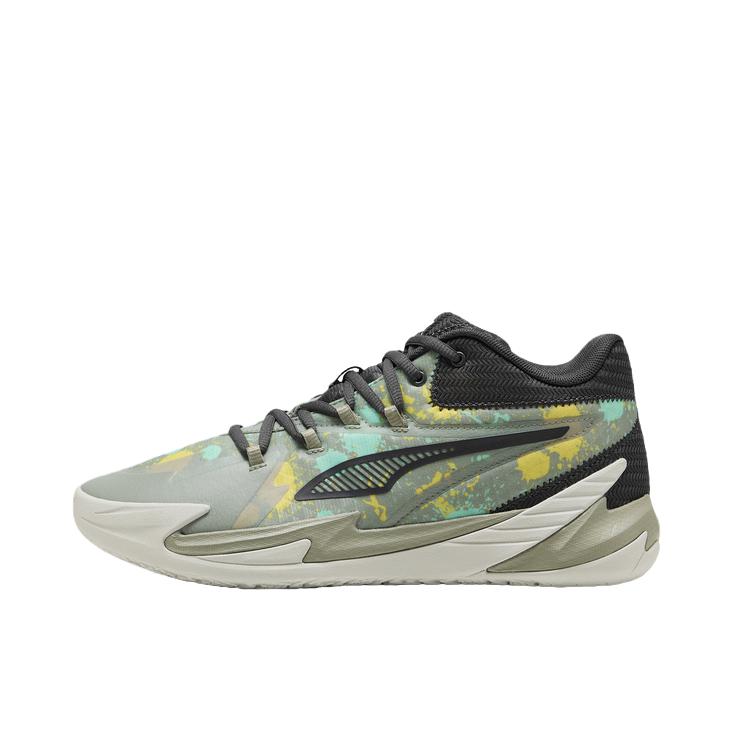 推荐商品：Puma/彪马 Dagger 防滑耐磨 舒适缓震 低帮 支撑 篮球鞋 咖啡色/薄荷绿