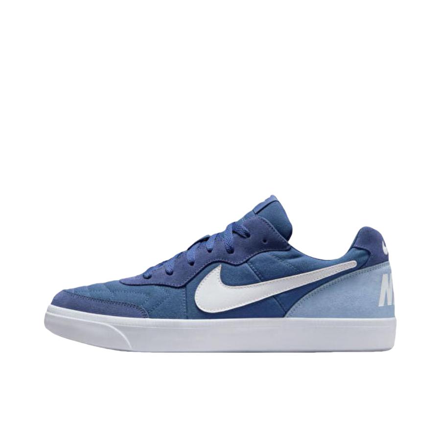 推荐商品：Nike Tiempo Trainer 板鞋 复古系带轻便耐磨舒适低帮时尚百搭 蓝色/白色