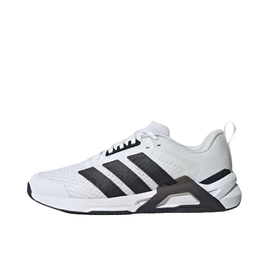 推荐商品：adidas Dropset Control 训练鞋 支撑稳定低帮舒适潮流 白色/黑色