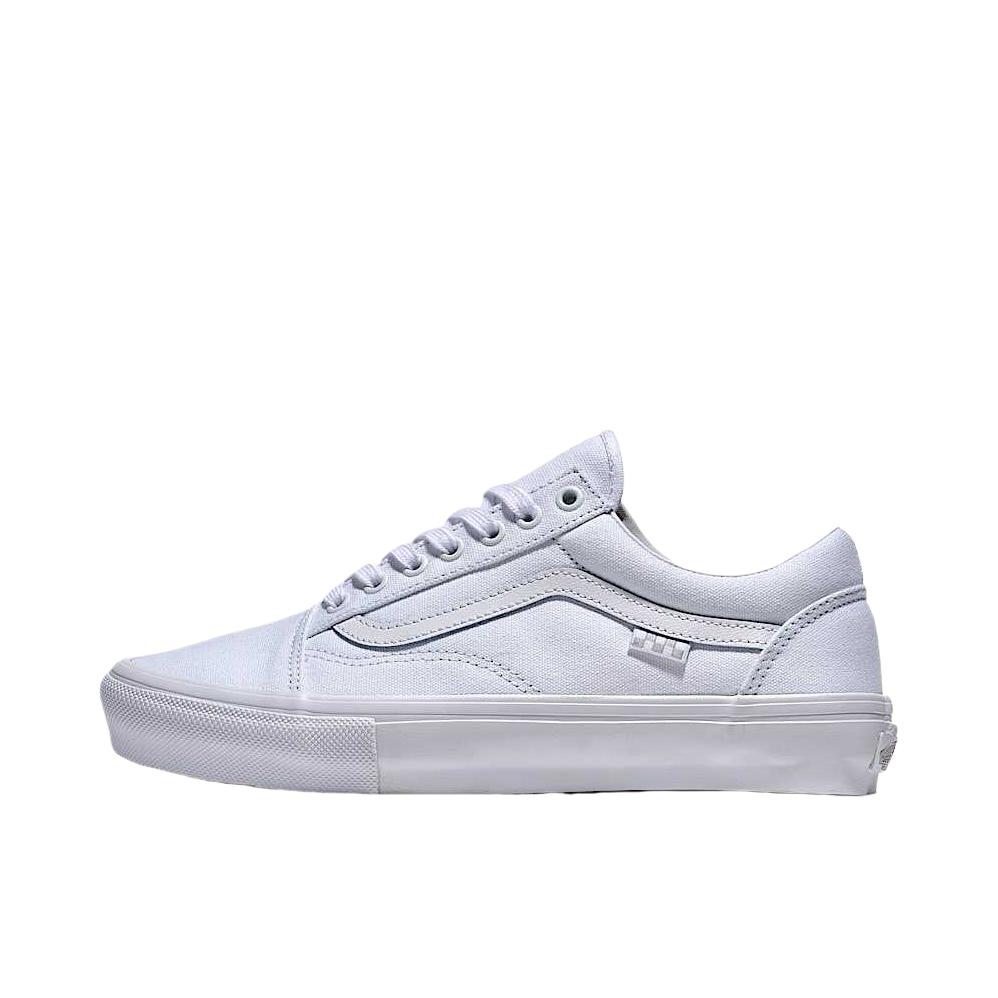 推荐商品：Vans/范斯 Old Skool 滑板鞋 板鞋 轻便防滑复古舒适经典 浅白色 