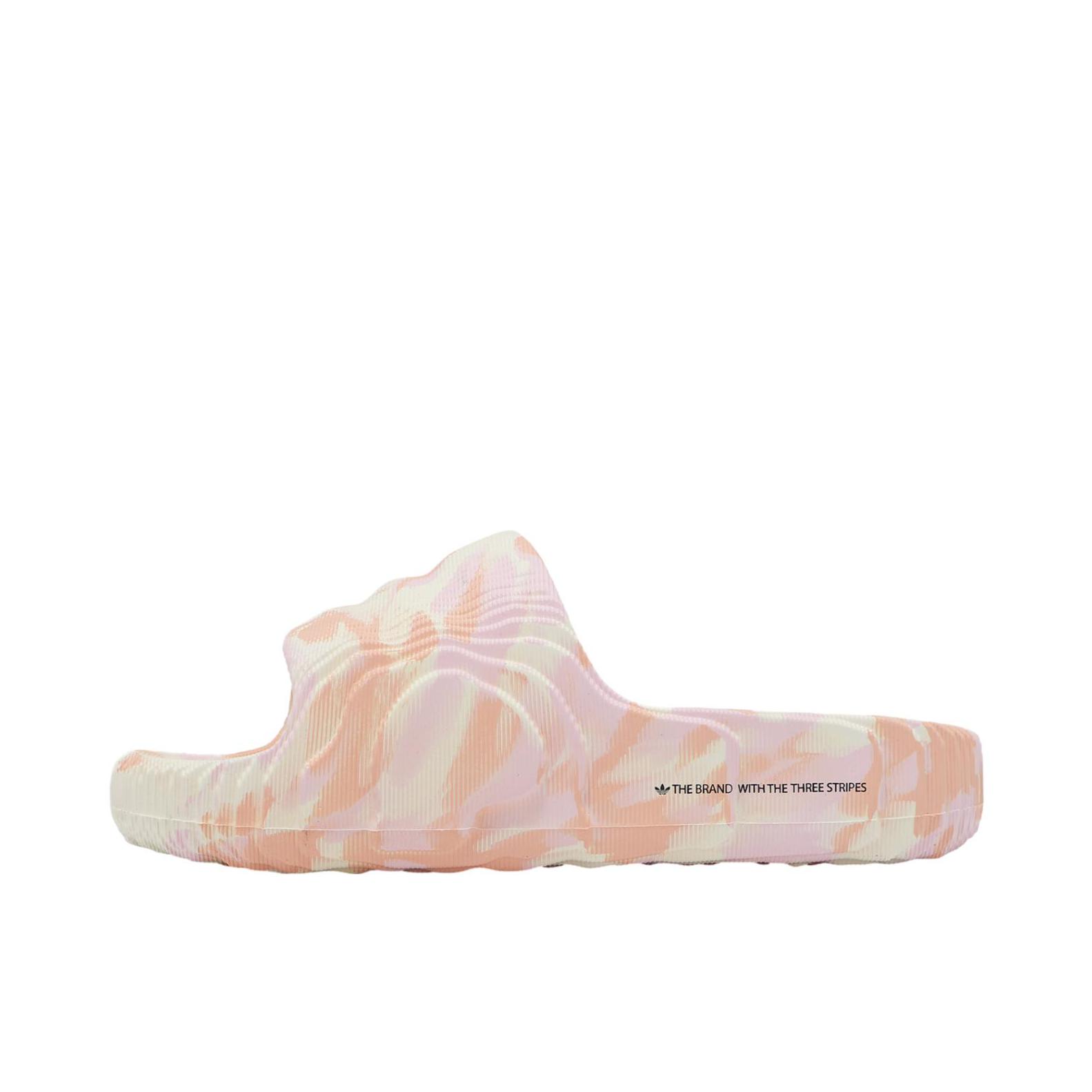 推荐商品：adidas Original Adilette 22 防滑耐磨 舒适轻便 百搭 一字 外穿 拖鞋 女款/浅粉色