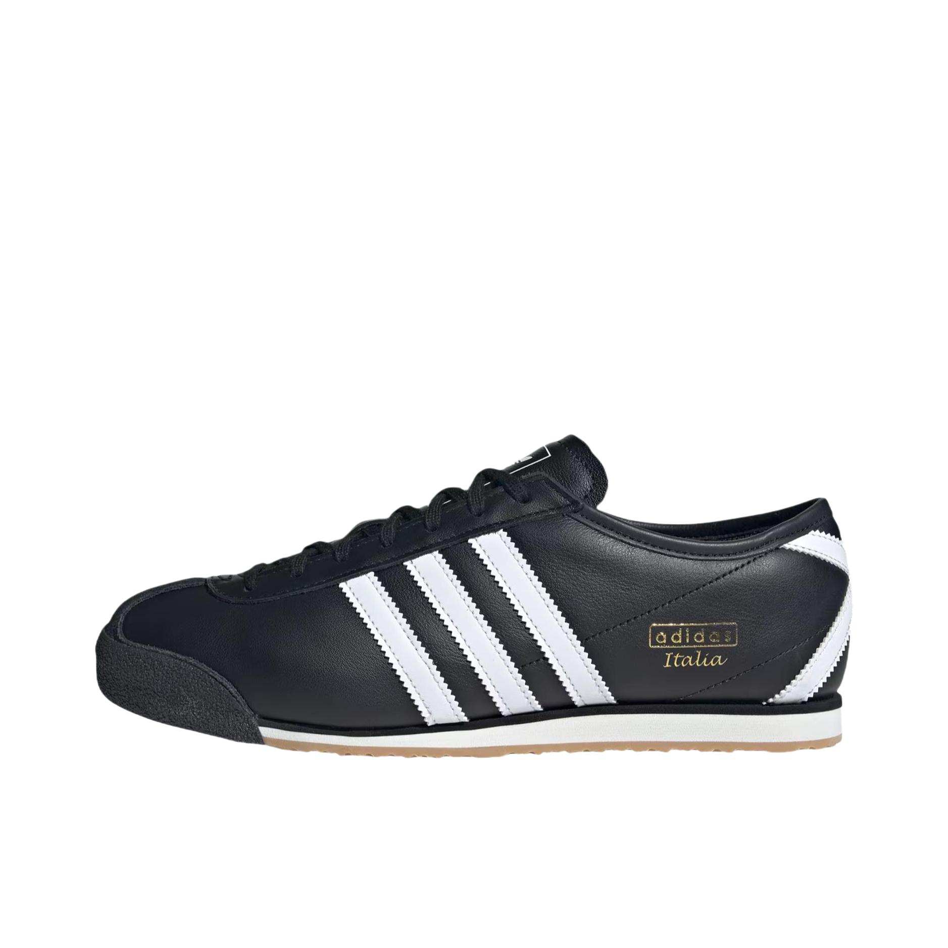 推荐商品：adidas Originals Italia 70s 跑鞋 耐磨低帮休闲舒适 黑色