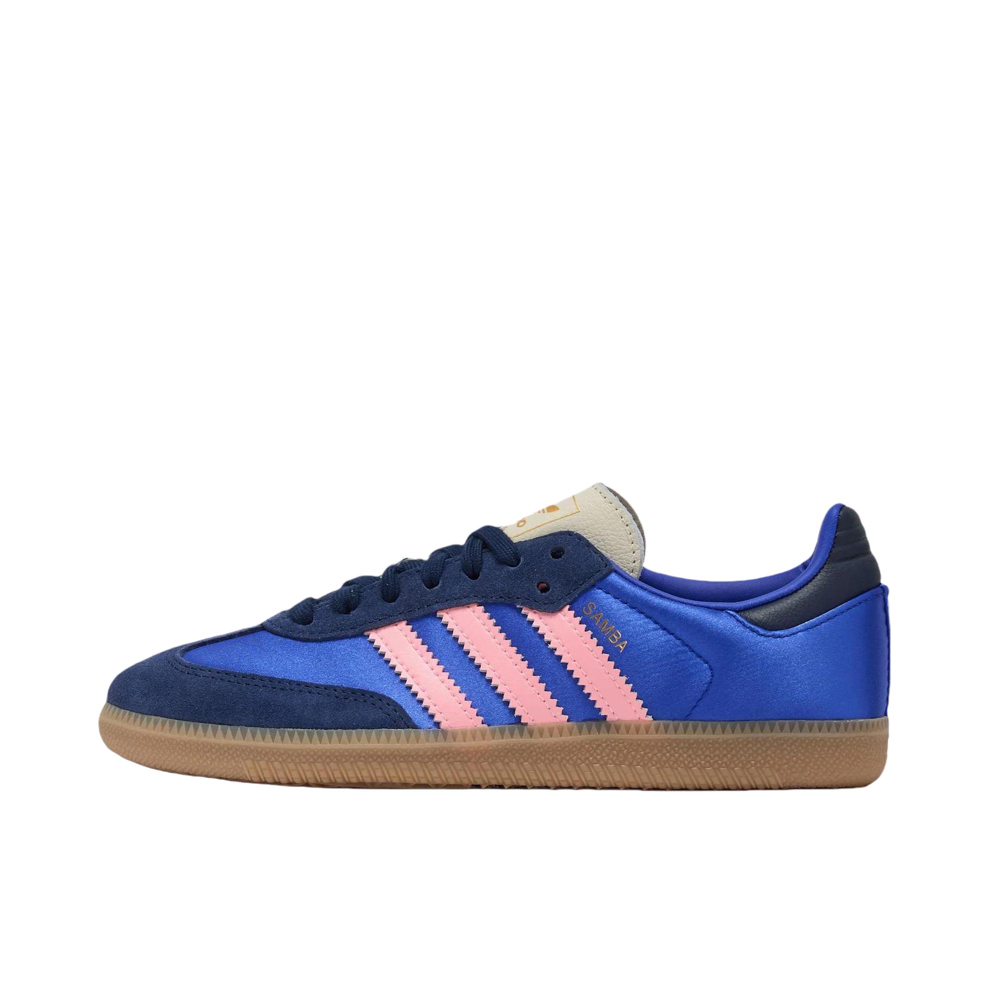推荐商品：adidas Originals Samba OG T头鞋 板鞋 经典复古舒适百搭耐磨合成革圆头薄底贴合 女款/深蓝色