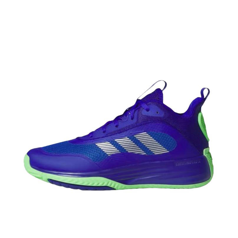 推荐商品：adidas OwnTheGame 2.0 篮球鞋 缓震回弹防滑耐磨健身时尚百搭实战训练 蓝色/青色/绿色