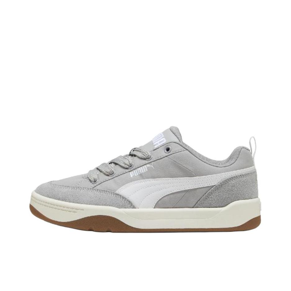 推荐商品：Puma/彪马 Park Lifestyle 面包鞋 板鞋 轻便轻质透气耐磨胶底复古 深灰色/白色