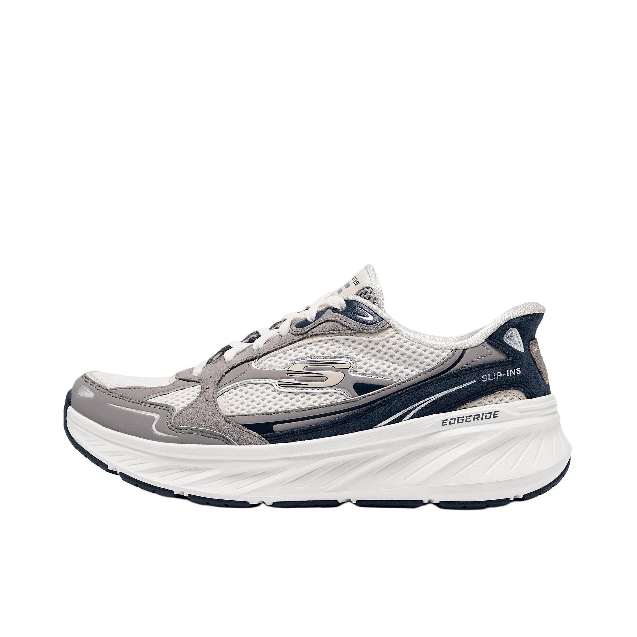 推荐商品：Skechers/斯凯奇 Edgeride 跑鞋 舒适透气轻便耐磨 150650 灰色/蓝色