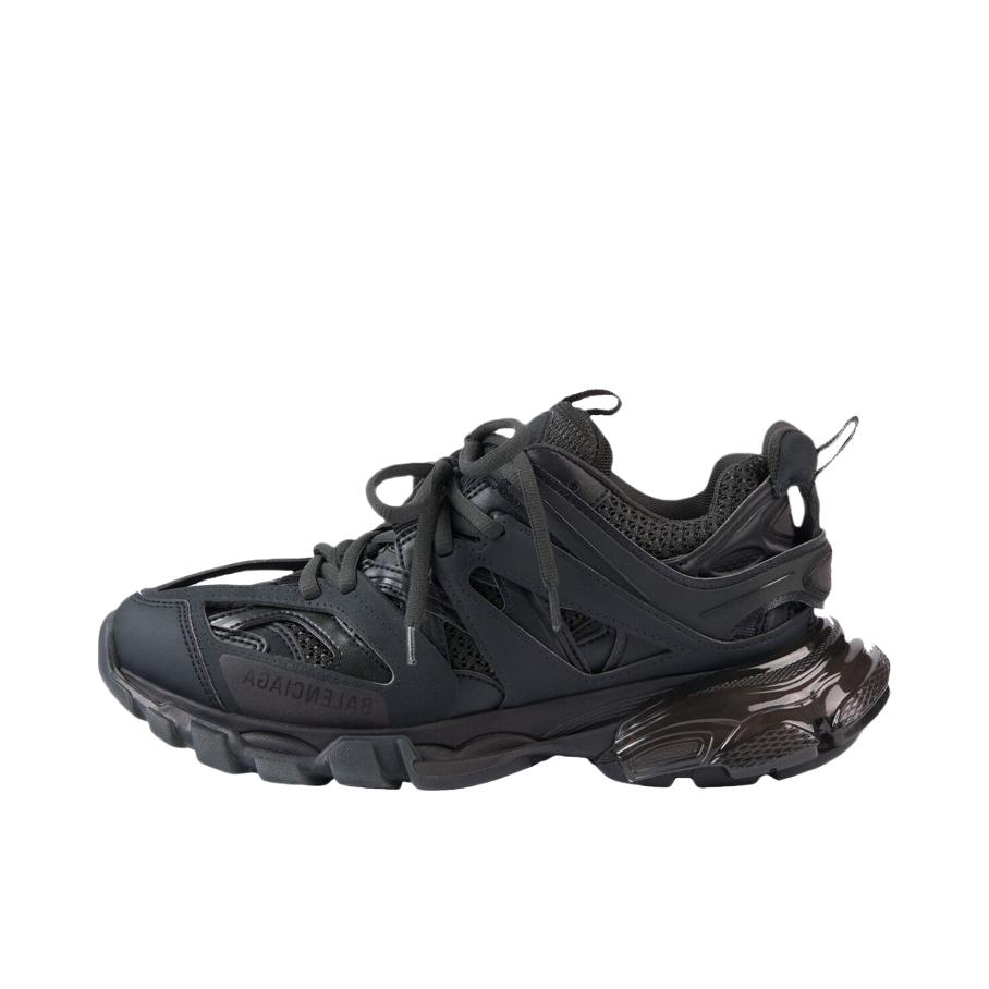 推荐商品：Balenciaga 巴黎世家 Track 1.0系列 轻便 时尚 包裹性 织物 休闲运动鞋 老爹鞋 透明底/黑色