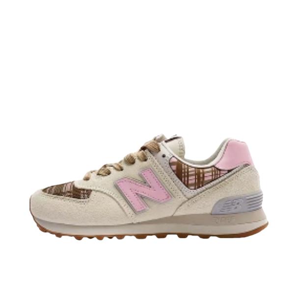 推荐商品：New Balance 574 运动休闲鞋 阿甘鞋 经典复古防滑耐磨缓震舒适透气时尚百搭轻便 B宽/女款/浅褐色