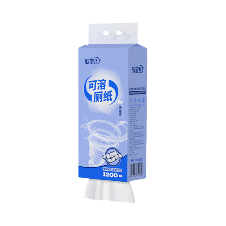 推荐商品：欣蜜儿 无香型 4层 可挂可溶厕纸 140mm*175mm