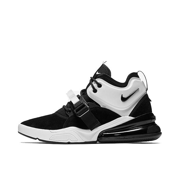 推荐商品：Nike Air Force 270 时尚百搭 舒适缓震 防滑轻便 气垫 织物 休闲鞋 Black White 黑白奥利奥