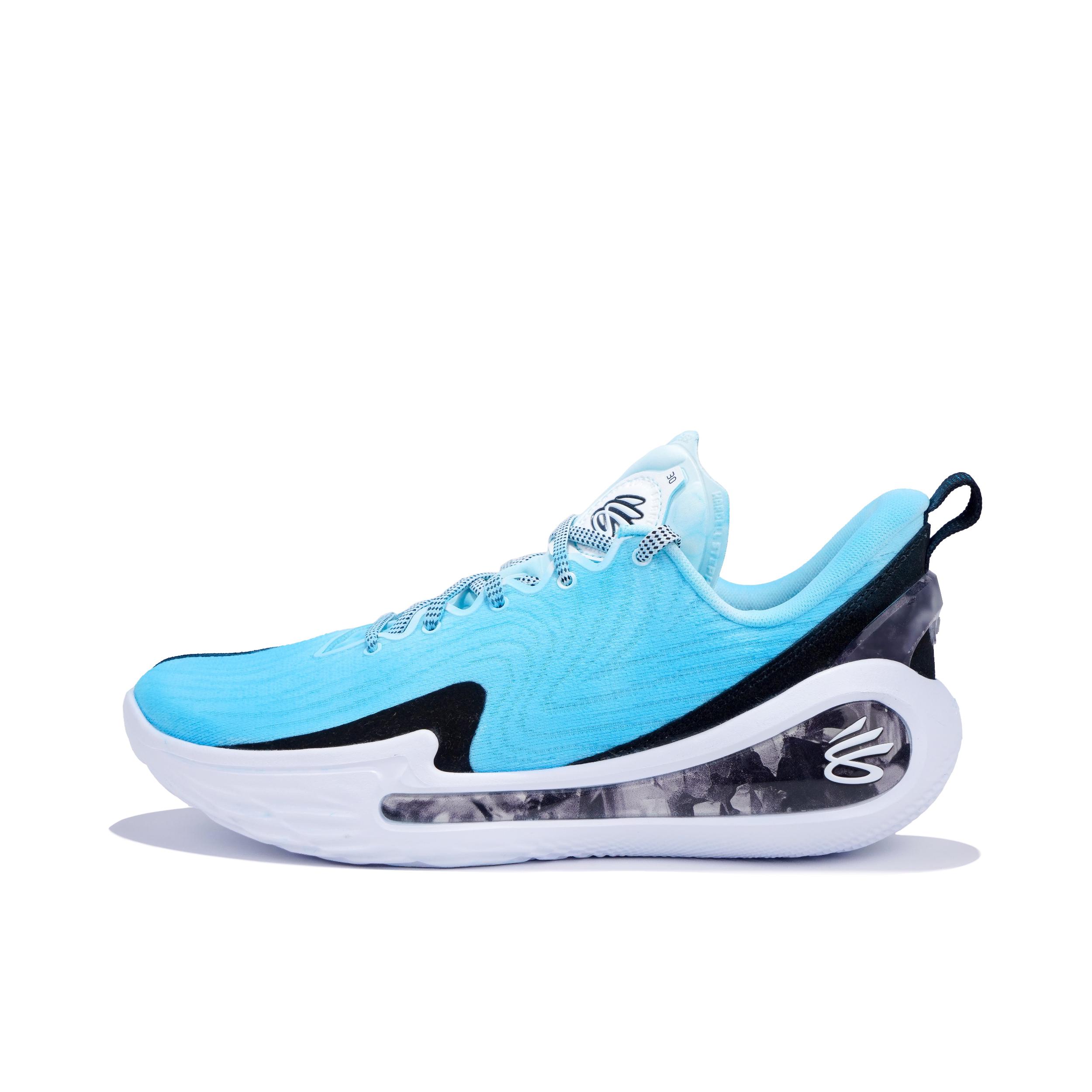 推荐商品：【定制球鞋】Under Armour/安德玛 Curry 12 舒适透气 百搭 篮球鞋 库里鸳鸯款/蓝色/粉色