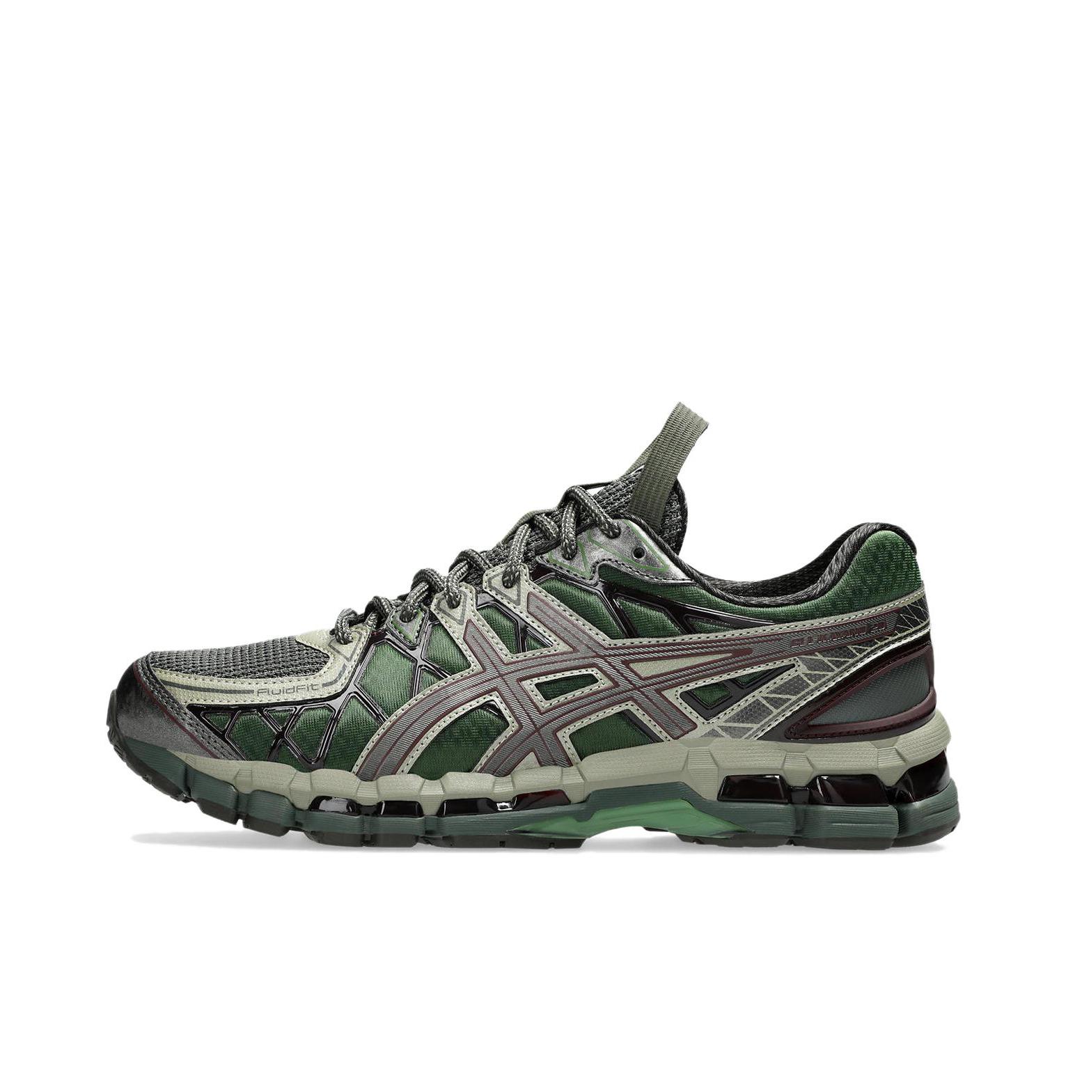 推荐商品：Asics/亚瑟士 GEL-Kayano 20 舒适减震 防滑耐磨 透气 复古 时尚潮流 轻便 网布 跑鞋 KIKO KOSTADINOV联名/灰色/绿色 