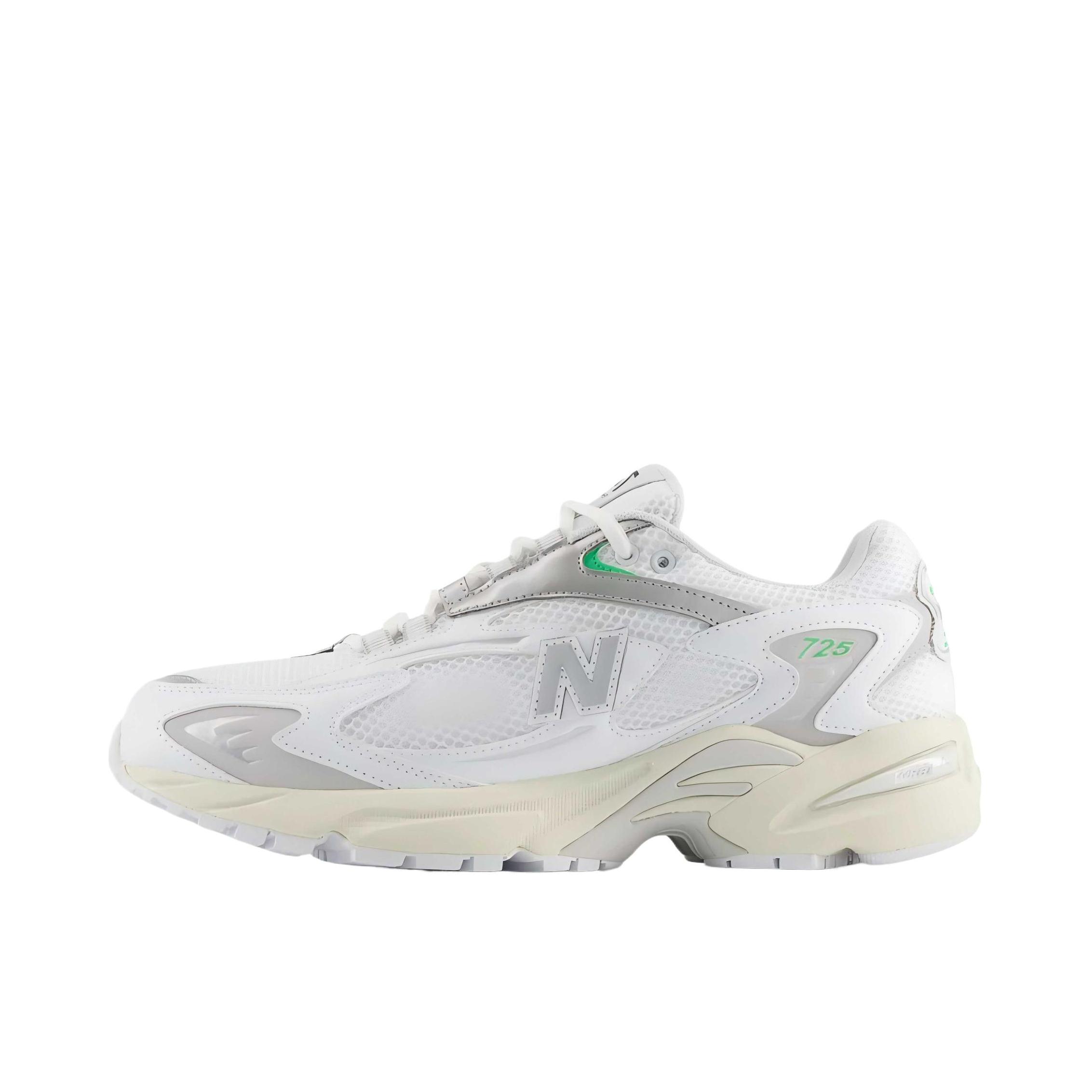 推荐商品：New Balance 725 跑鞋 休闲潮流复古减震防滑耐磨舒适透气运动 D宽/灰色/白色
