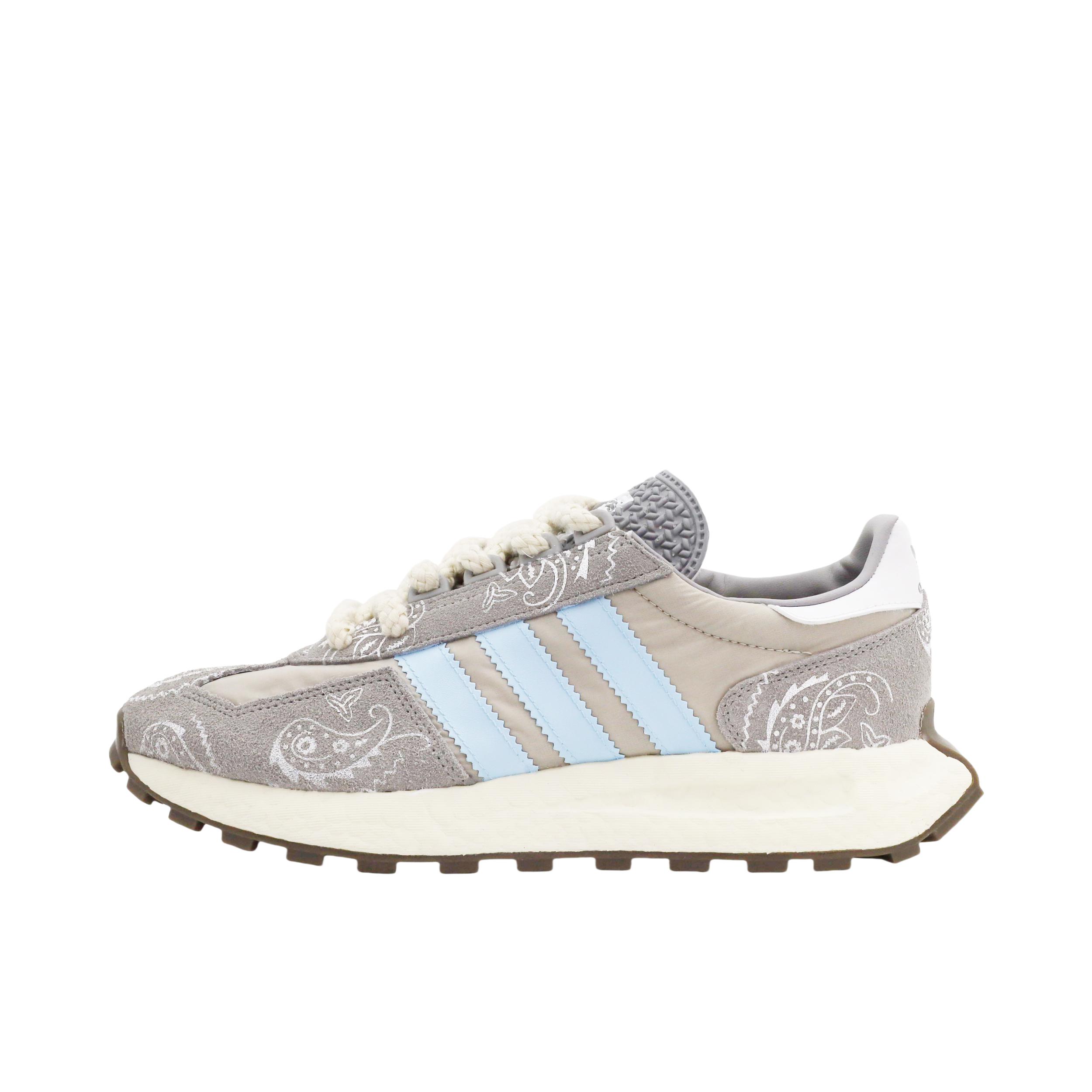 推荐商品：【定制球鞋】adidas Originals Retropy E5 复古百搭 潮流 舒适透气 轻便 防滑耐磨 跑鞋 嘻哈解构腰果花