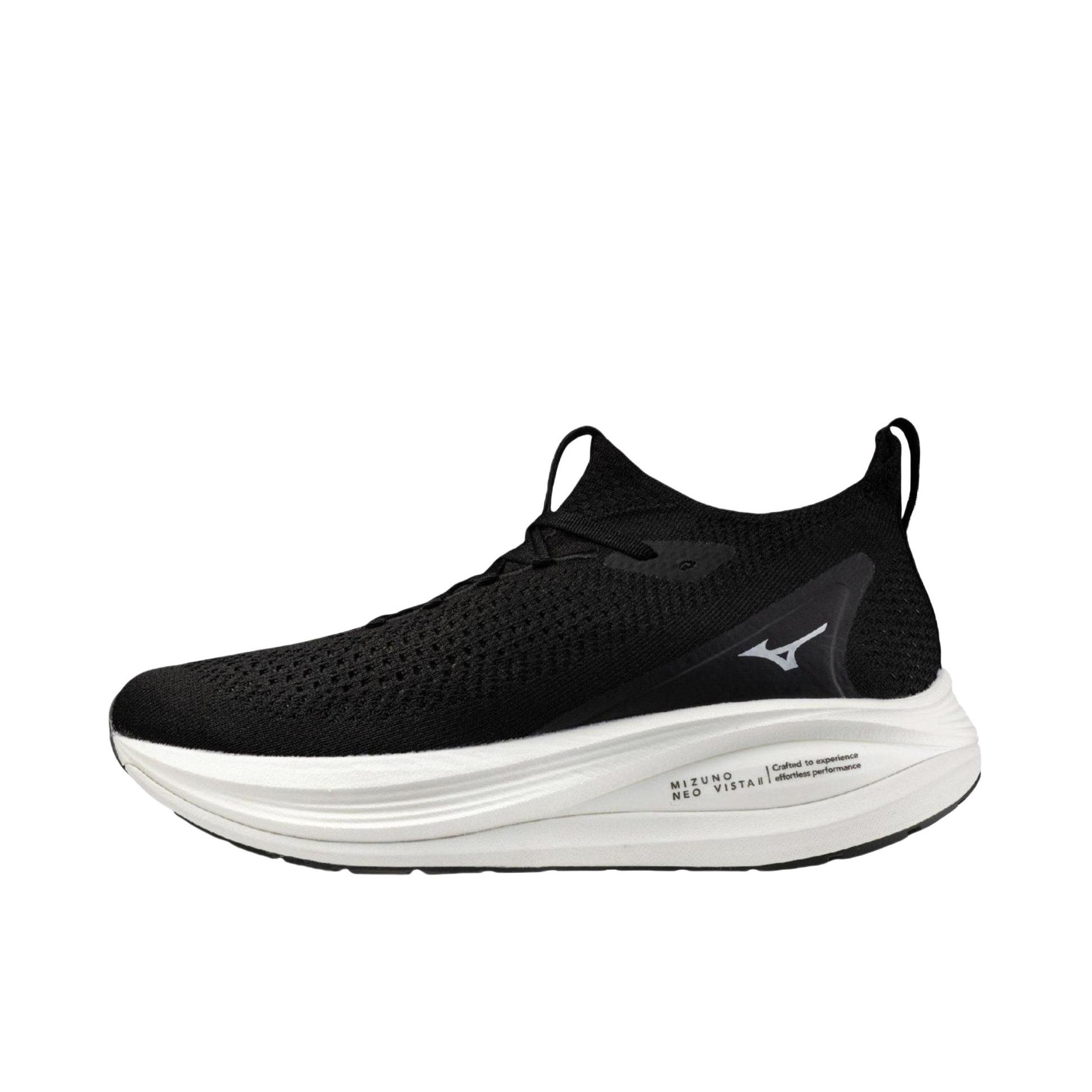 推荐商品：Mizuno/美津浓 Neo Vista 2 跑鞋 柔软耐磨回弹橡胶支撑 黑色