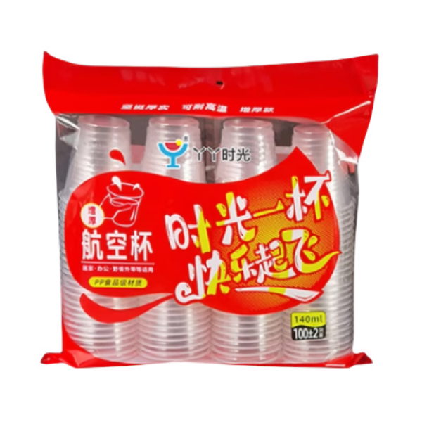 推荐商品：丫丫时光 140ml 食品级pp材质 塑料杯