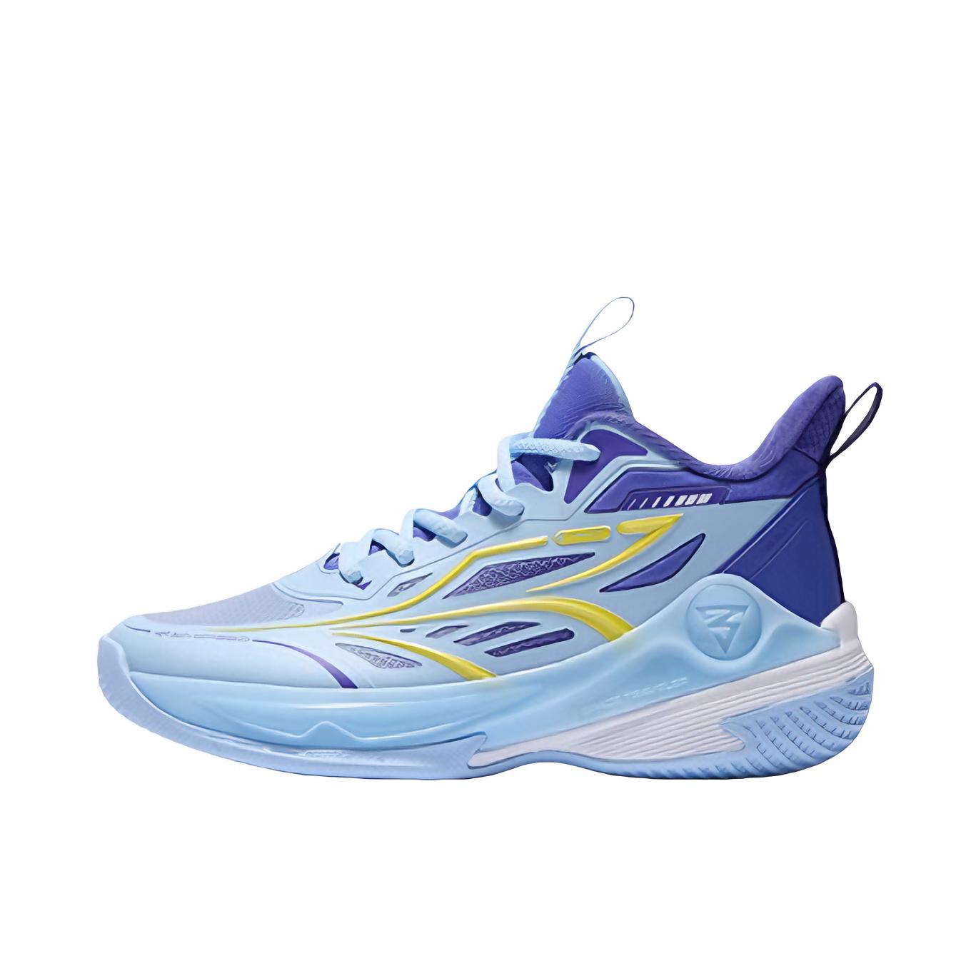 推荐商品：361度 儿童篮球鞋 耐磨防滑舒适减震 N72511111A 大童/雪青蓝色/光学紫色/亮光黄色