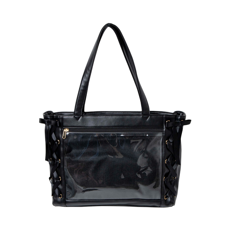 推荐商品：WEGOHARAJUKU 丝带小食量S可爱吧唧丝皇痛包托特包单肩包