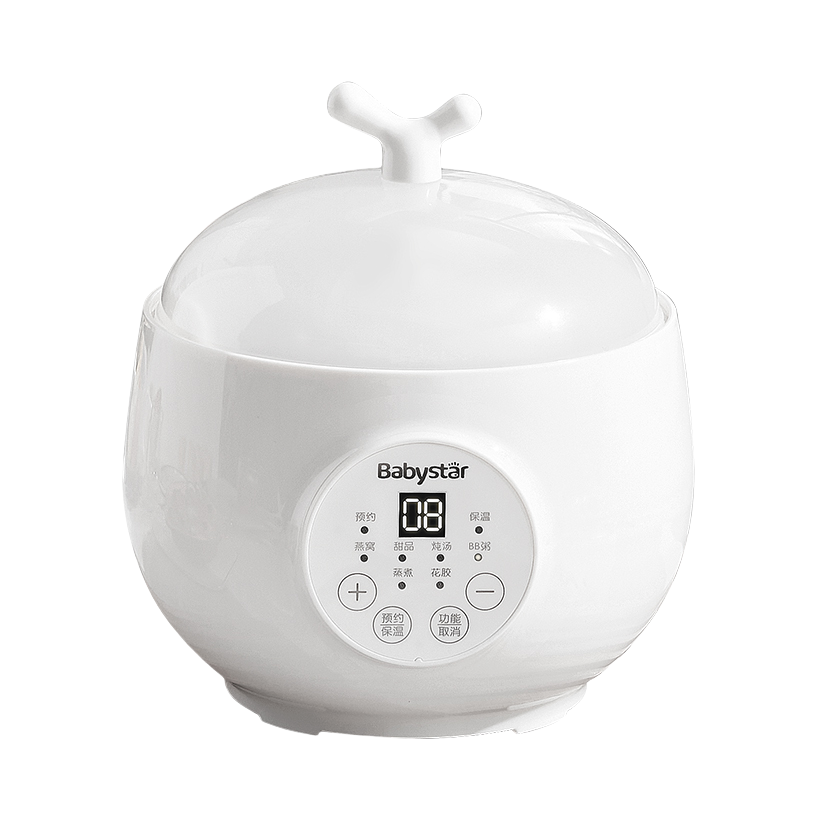 推荐商品：babystar 0.8L/1.6L 电炖锅 精巧分量 隔水柔炖 DDZ05