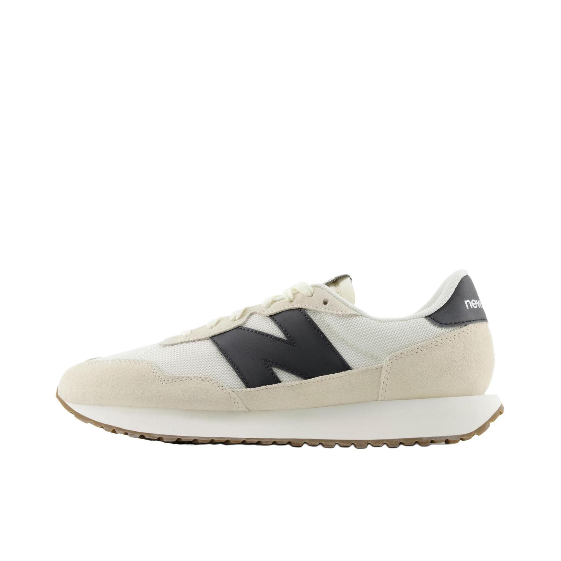 推荐商品：New Balance 237 跑鞋 减震透气防滑耐磨轻便潮流复古织物 米色/黑色