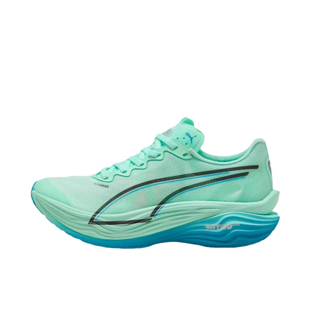 推荐商品：Puma/彪马 Deviate Nitro Elite 3 彪破精英 碳板 缓震回弹 舒适透气 防滑耐磨 健步 跑鞋 绿色