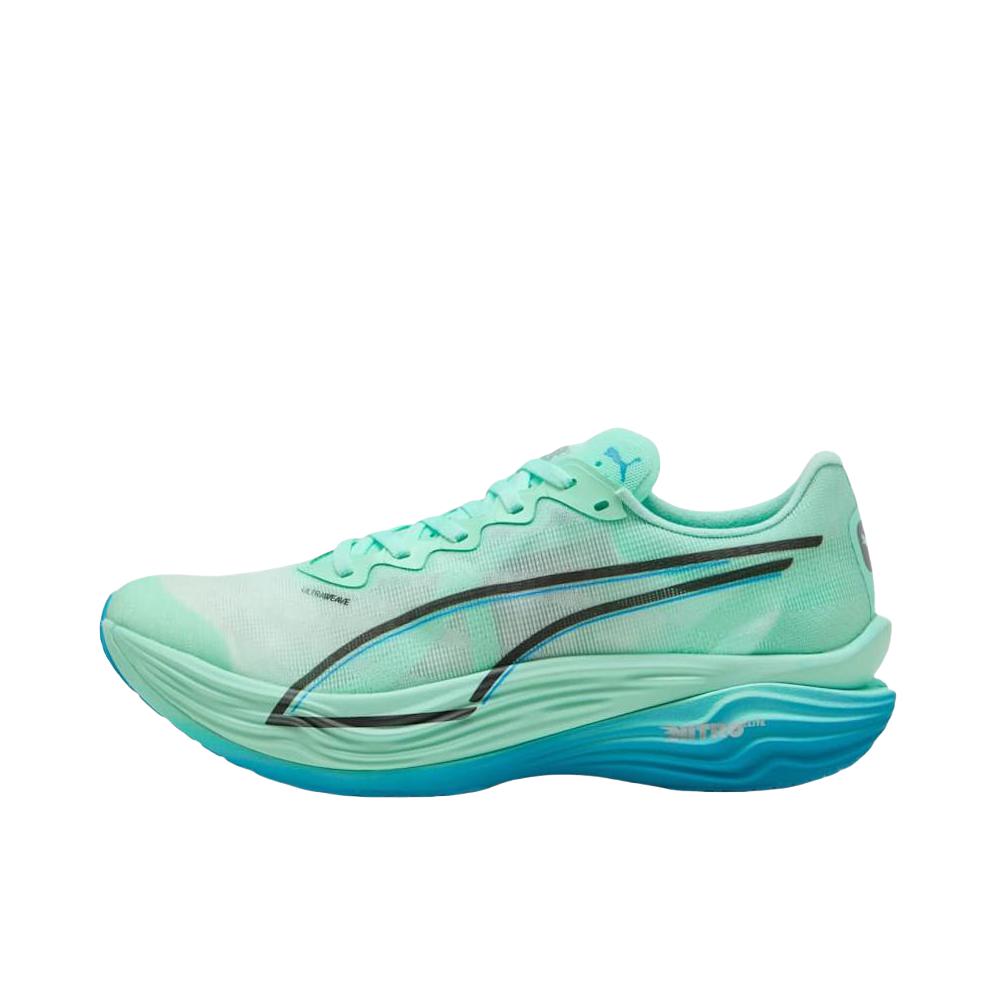 推荐商品：Puma/彪马 Deviate Nitro Elite 3 彪破精英 碳板 缓震回弹 舒适透气 防滑耐磨 健步 跑鞋 男款/绿色
