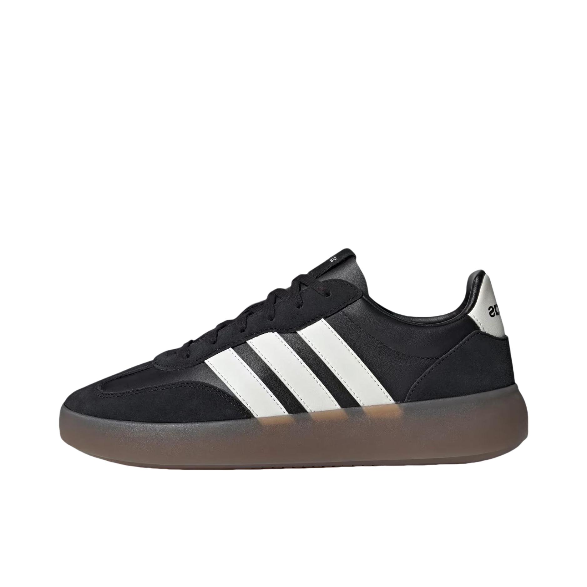 推荐商品：adidas BARREDA DECODE T头鞋 德训鞋 板鞋 百搭复古时尚简约防滑耐磨舒适轻便透气薄底贴合支撑 黑色/棕色