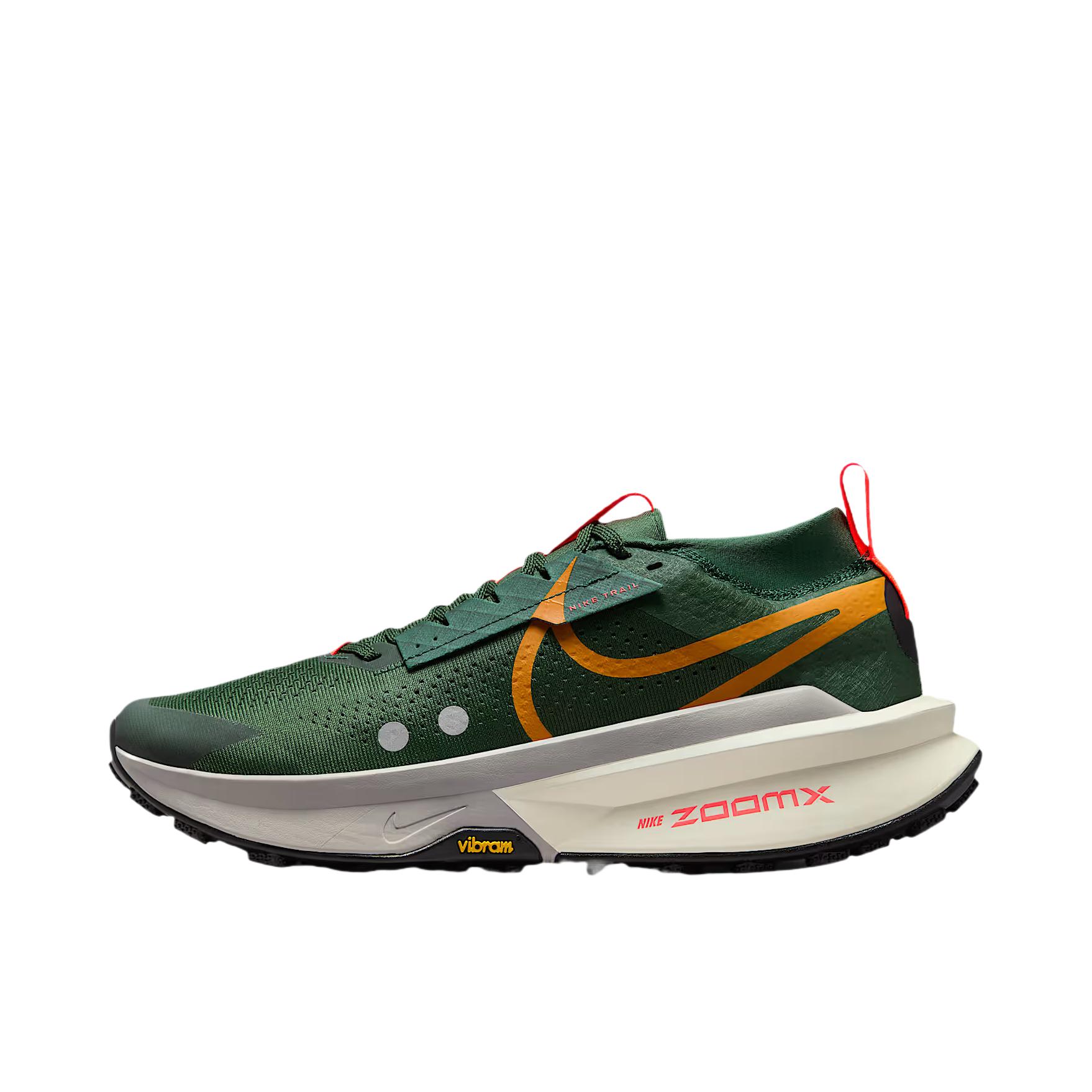 推荐商品：Nike Zegama Trail 2 跑鞋 舒适缓震防滑耐磨轻便透气时尚百搭织物贴合回弹支撑 深绿色