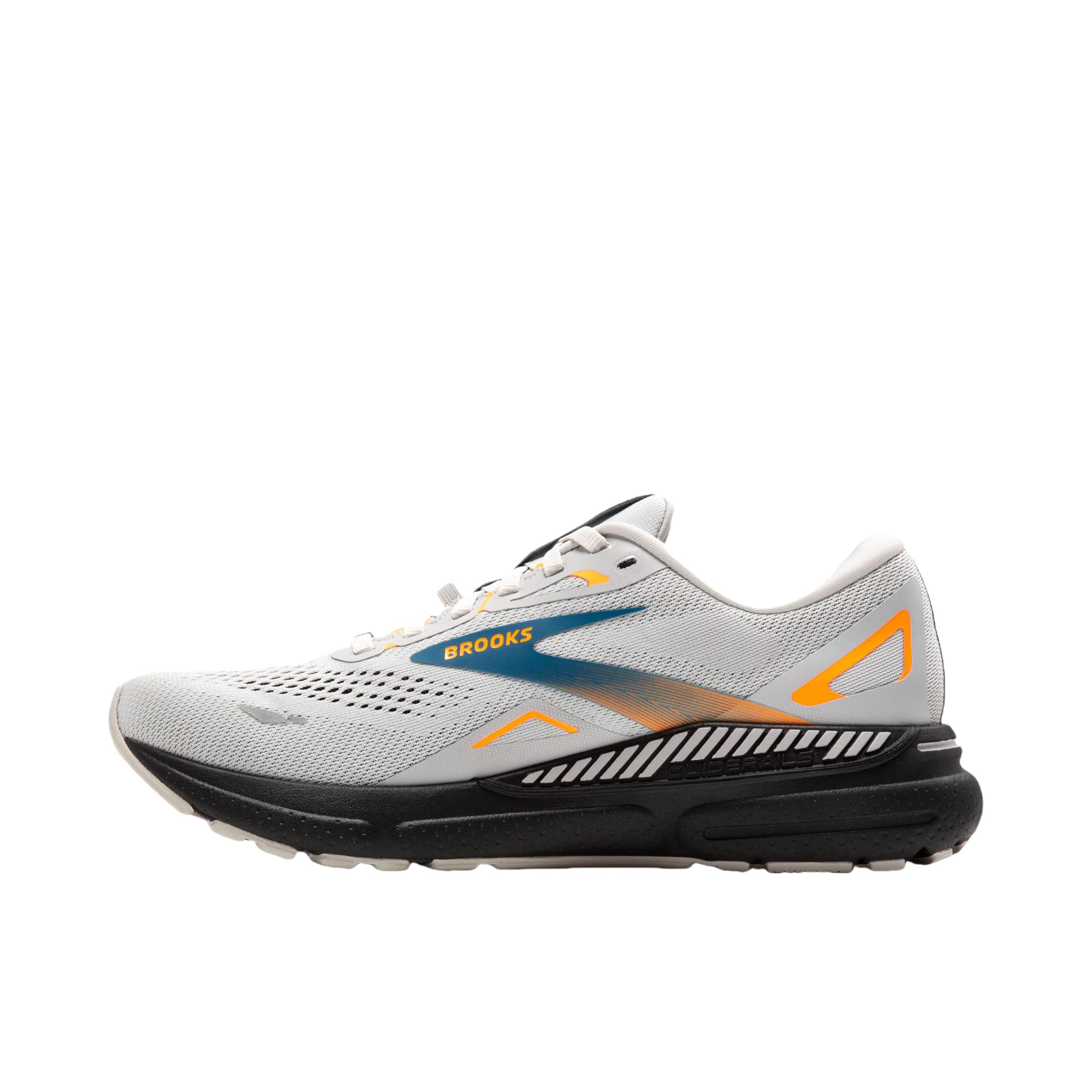 推荐商品：Brooks/布鲁克斯 Adrenaline GTS 23 GTX 跑鞋 防水耐磨低帮休闲 D宽/灰色/橙色/蓝色