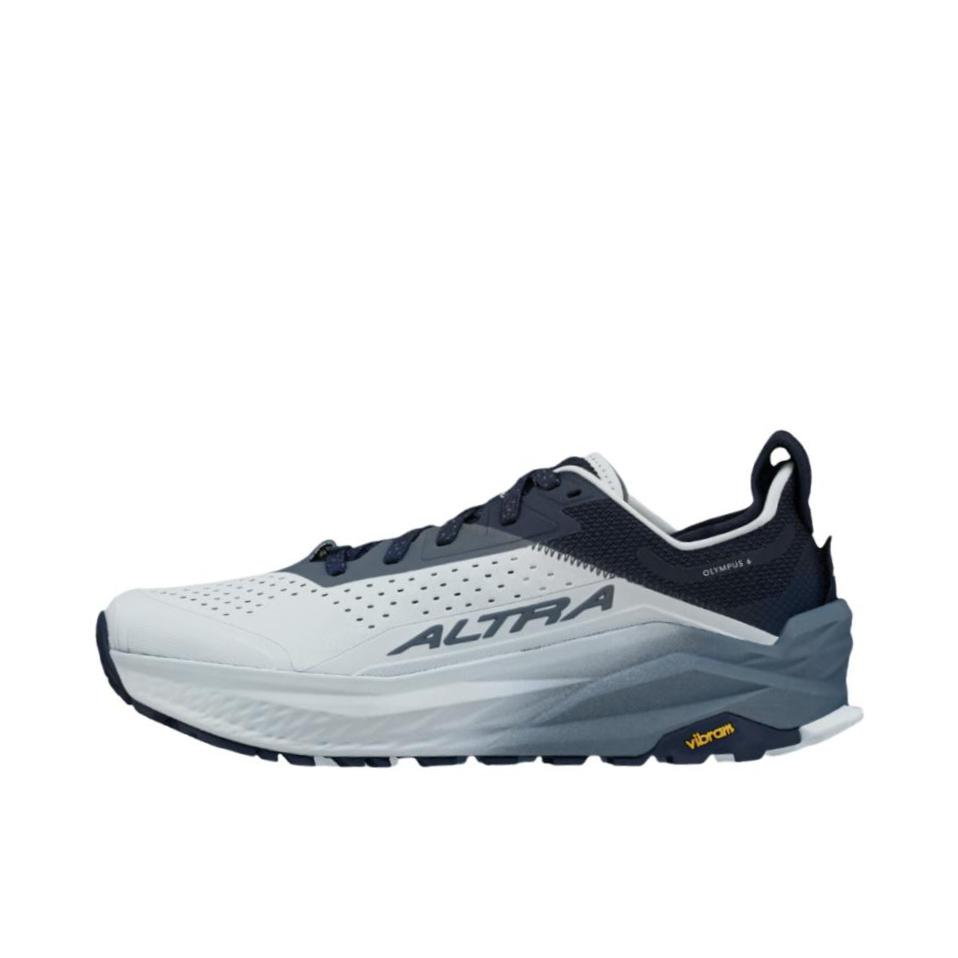 推荐商品：Altra OLYMPUS 6 越野跑鞋 徒步鞋 防滑低帮系带缓震全地形防水 深青色