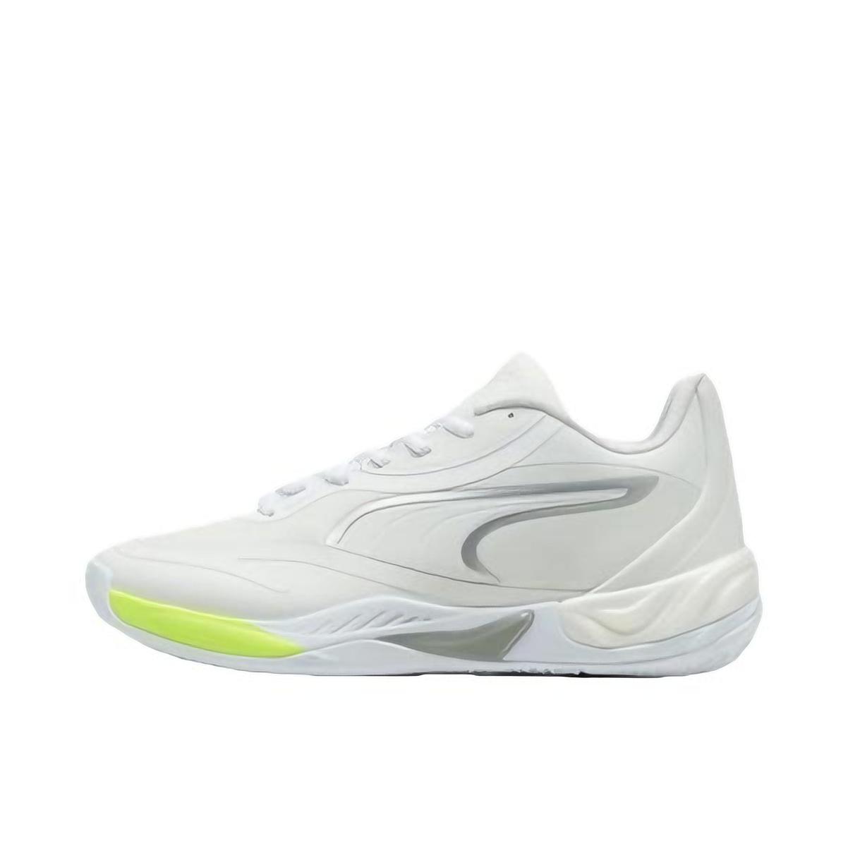 推荐商品：Puma/彪马 ALL-PRO NITRO 篮球鞋 缓震防滑低帮氮气 白色/银色/金色/灰色