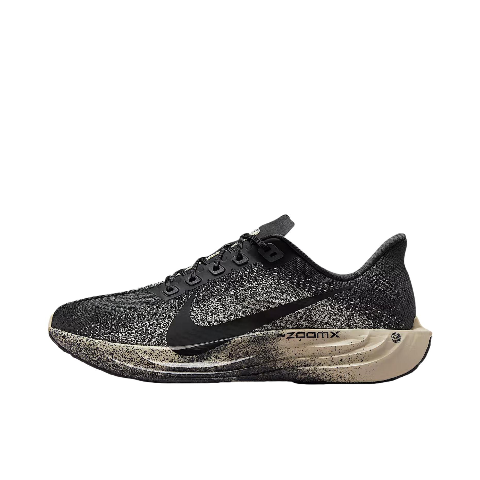 推荐商品：Nike Pegasus Plus 超级飞马 跑鞋 透气耐磨回弹织物支撑减震训练竞速贴合 碳黑色