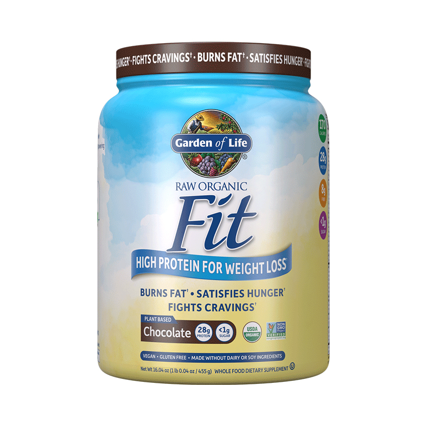 推荐商品：Nestle/雀巢 Garden of life生命花园 Row Organic FIt 植物蛋白粉 健身代餐