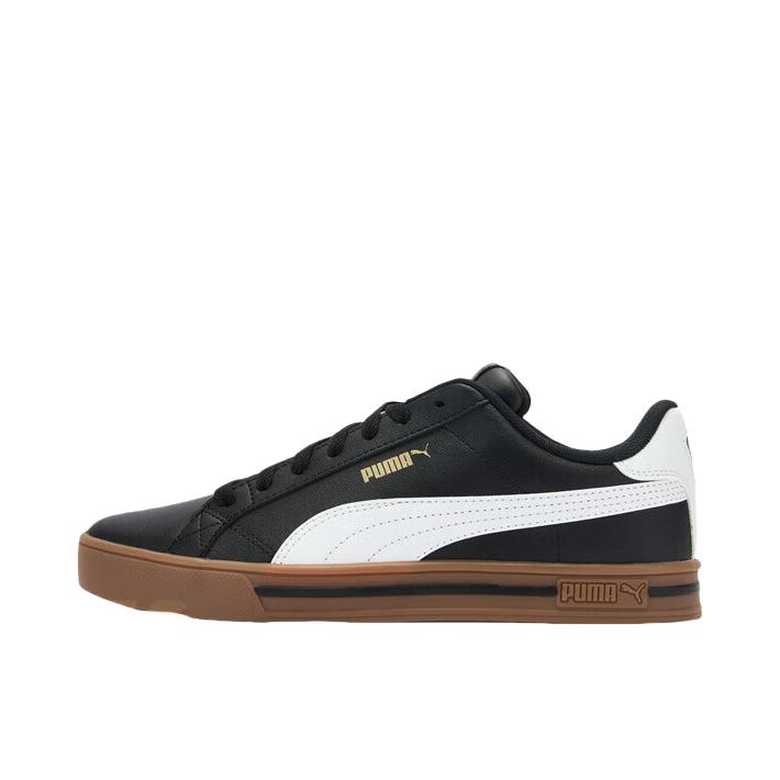 推荐商品：Puma/彪马 Smash Vulc V3 板鞋 轻便透气防滑耐磨舒适百搭简约时尚复古薄底 黑色/白色/金色