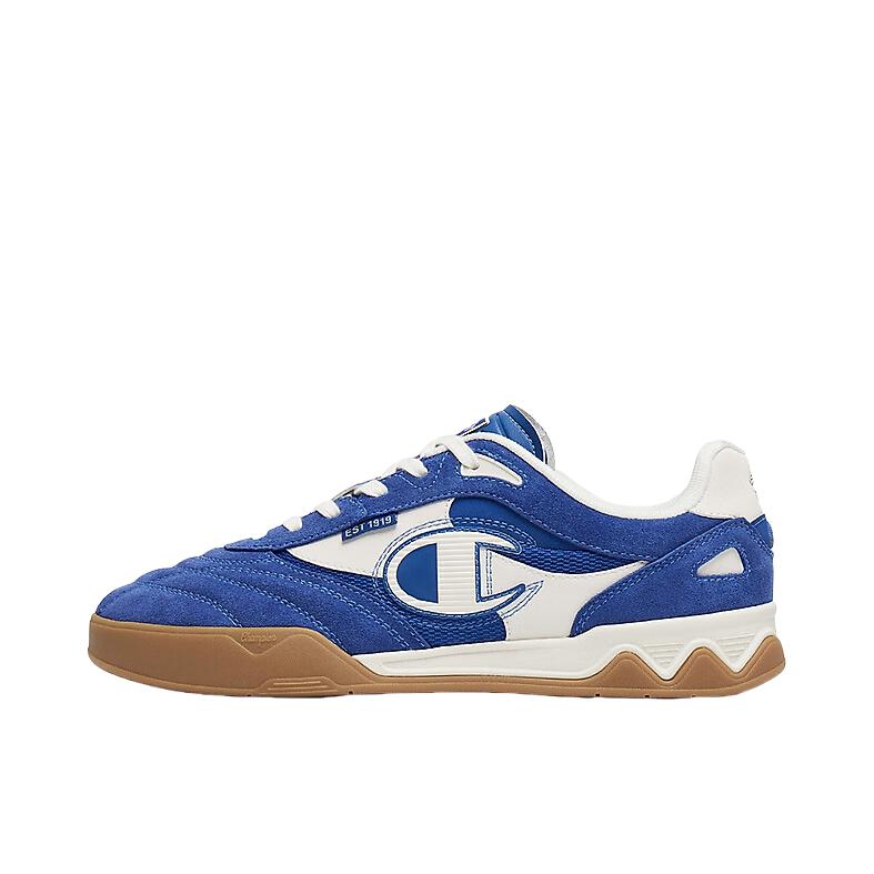 推荐商品：【鹿晗同款】 Champion/冠军 CAMPUS TRAINER 板鞋 潮流舒适百搭薄底 湖蓝色