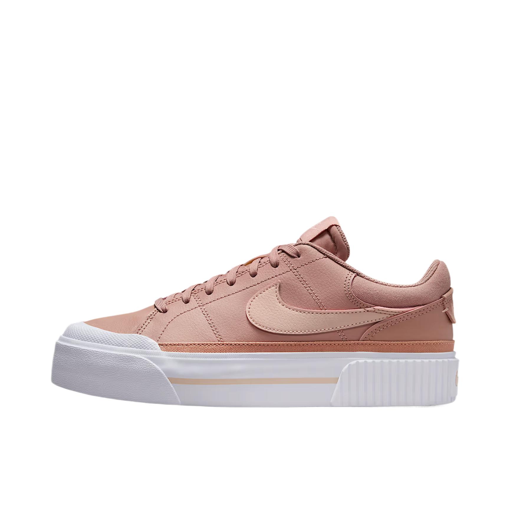 推荐商品：Nike Court Legacy Lift 板鞋 舒适缓震耐磨透气增高抓地 深粉色