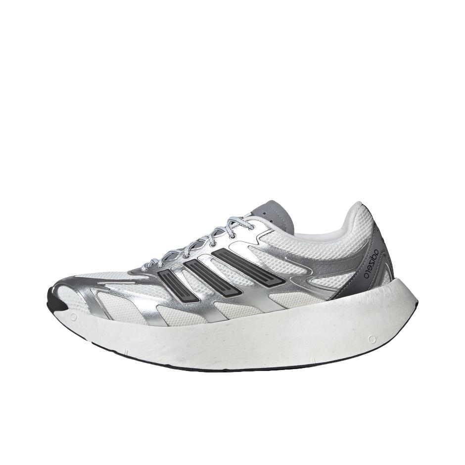 推荐商品：adidas Adizero Aruku 跑鞋 复古防滑耐磨贴合支撑 金属银/晶白色/灰色