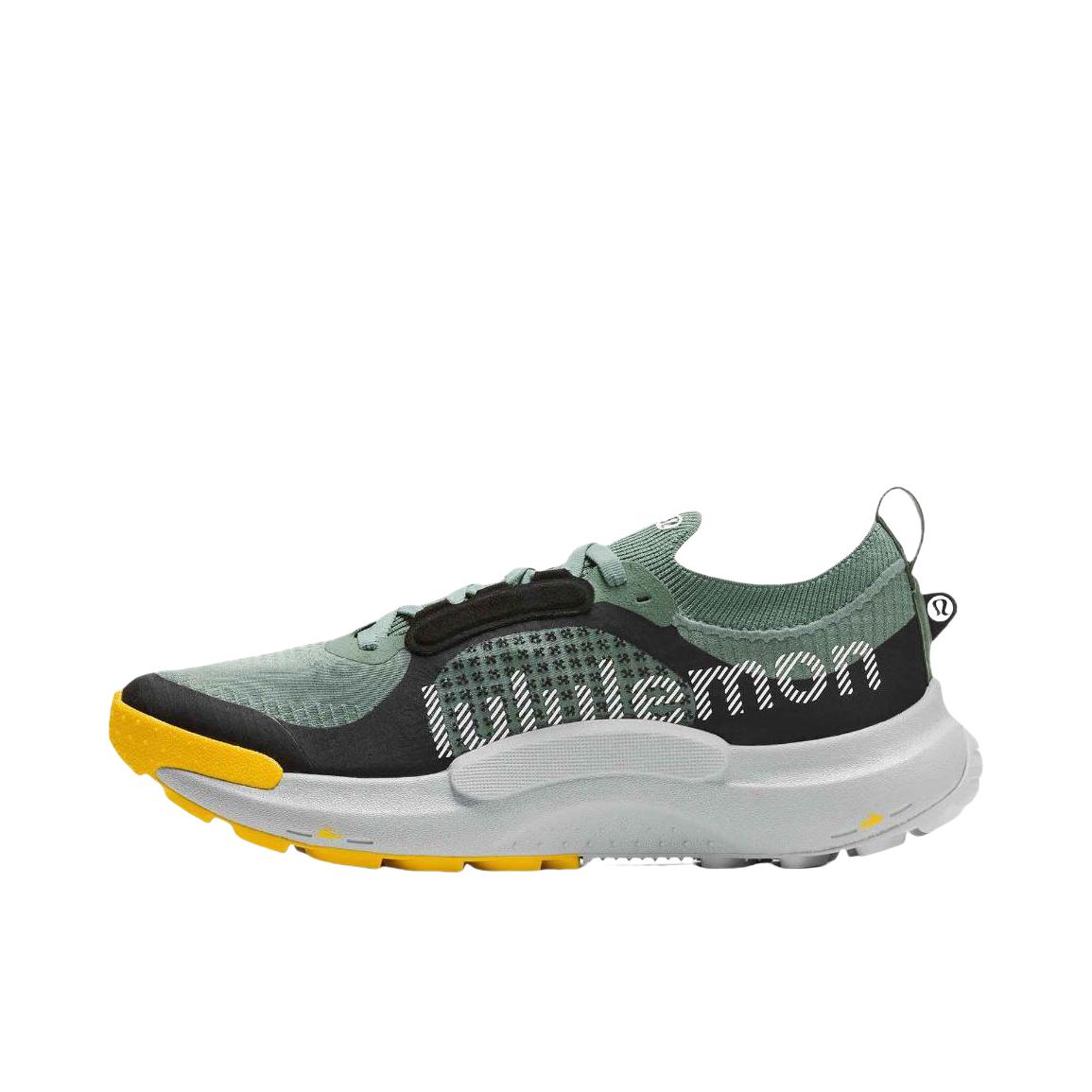 推荐商品：LULULEMON/露露乐檬 Wildfeel Trail 跑鞋 防滑耐磨越野 灰桉色/水滴银/金树液