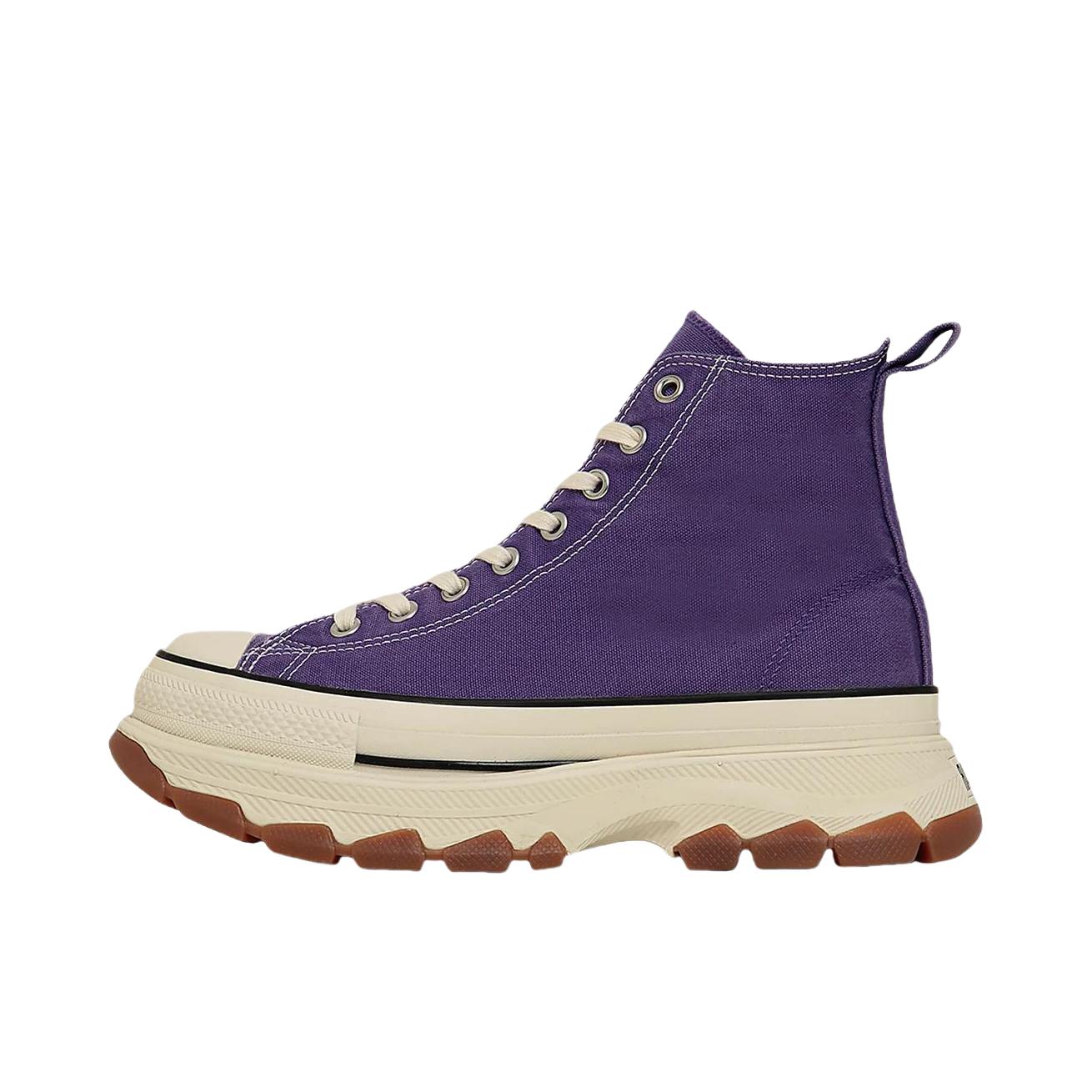推荐商品：Converse/匡威 All Star 100 Trekwave 帆布鞋 防滑耐磨舒适透气圆头复古贴合 紫色
