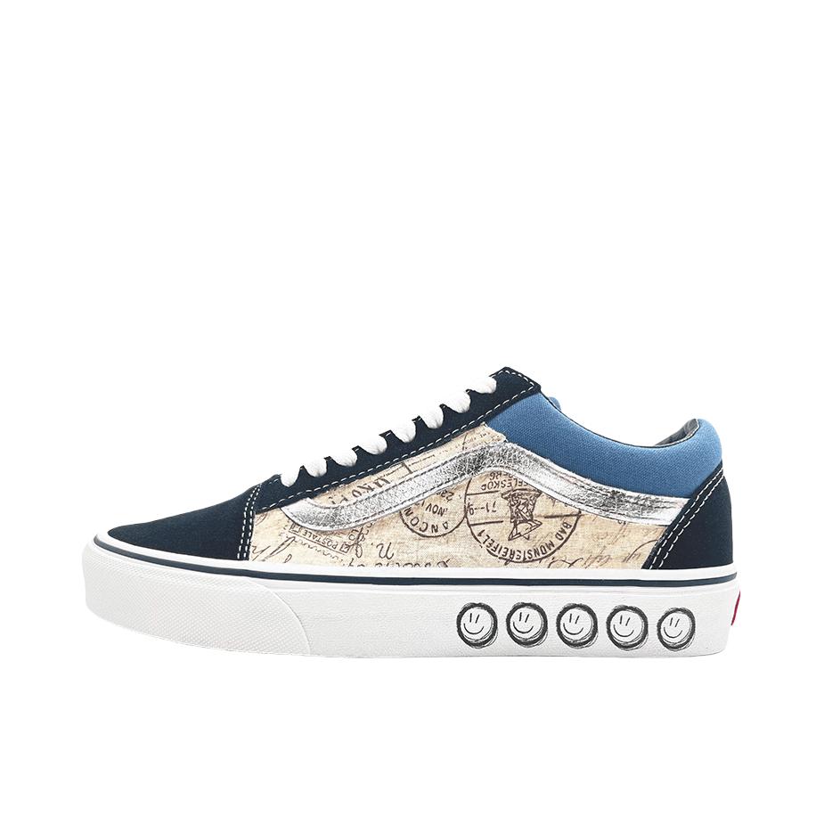 推荐商品：【定制球鞋】 Vans/范斯 Old Skool 板鞋 防滑耐磨减震轻便炫酷街头舒适百搭复古潮流时尚休闲 复古邮票