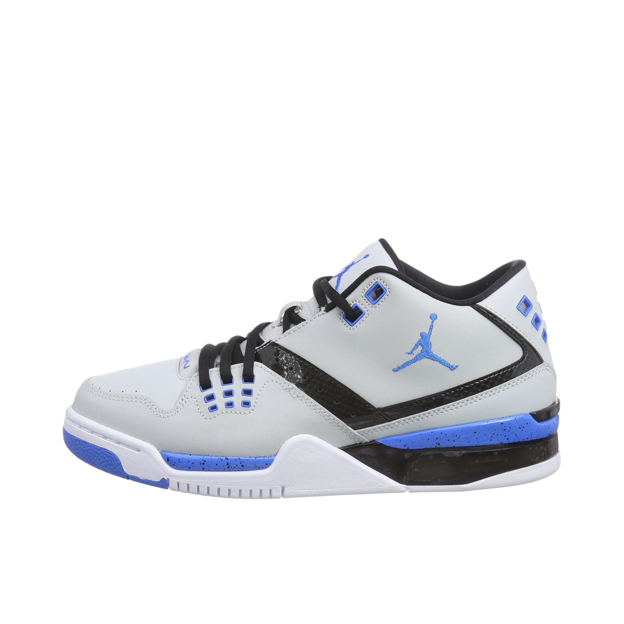 推荐商品：Jordan Flight 23 篮球鞋 圆头舒适减震防滑复古 灰色/蓝色