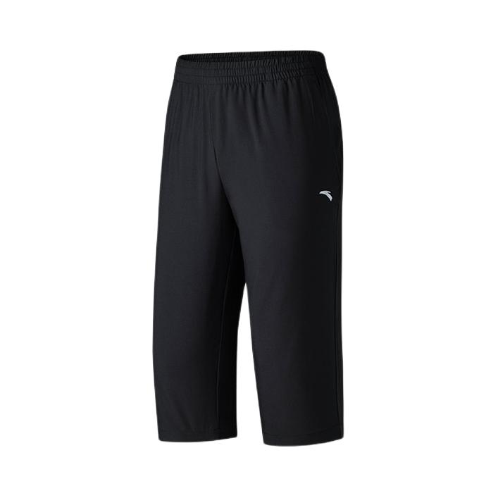 Anta 冰丝速干梭织七分裤薄款直筒运动长裤 95027379