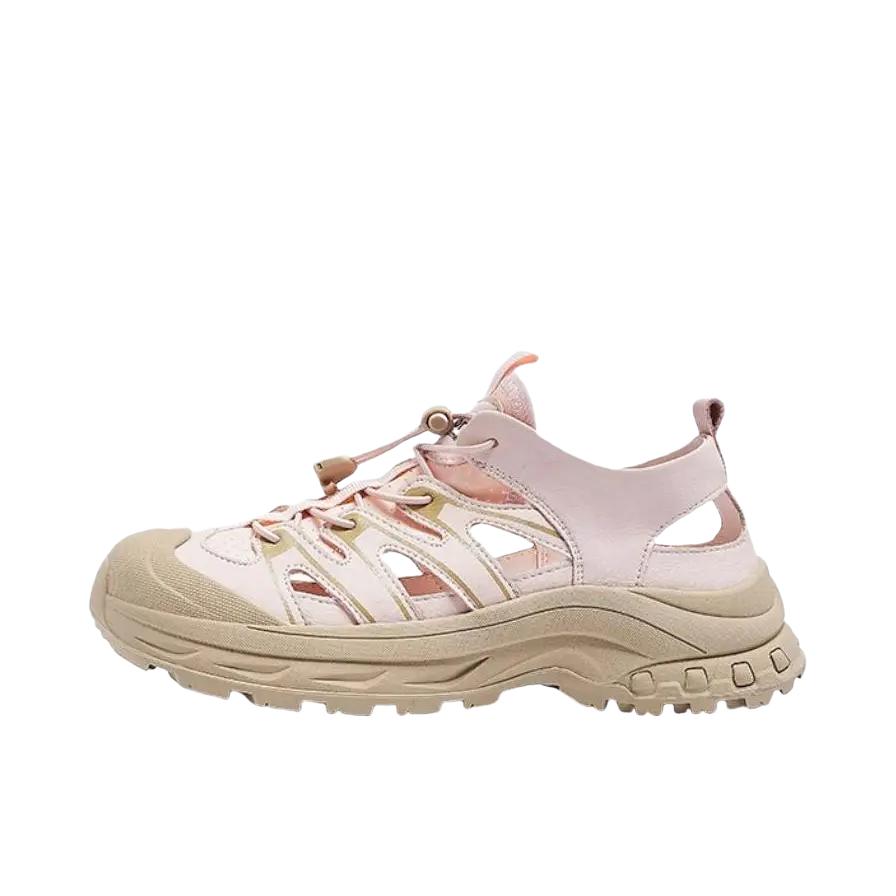 推荐商品：AGSDON 溯溪鞋 包头镂空透气 L152078 女款/粉色