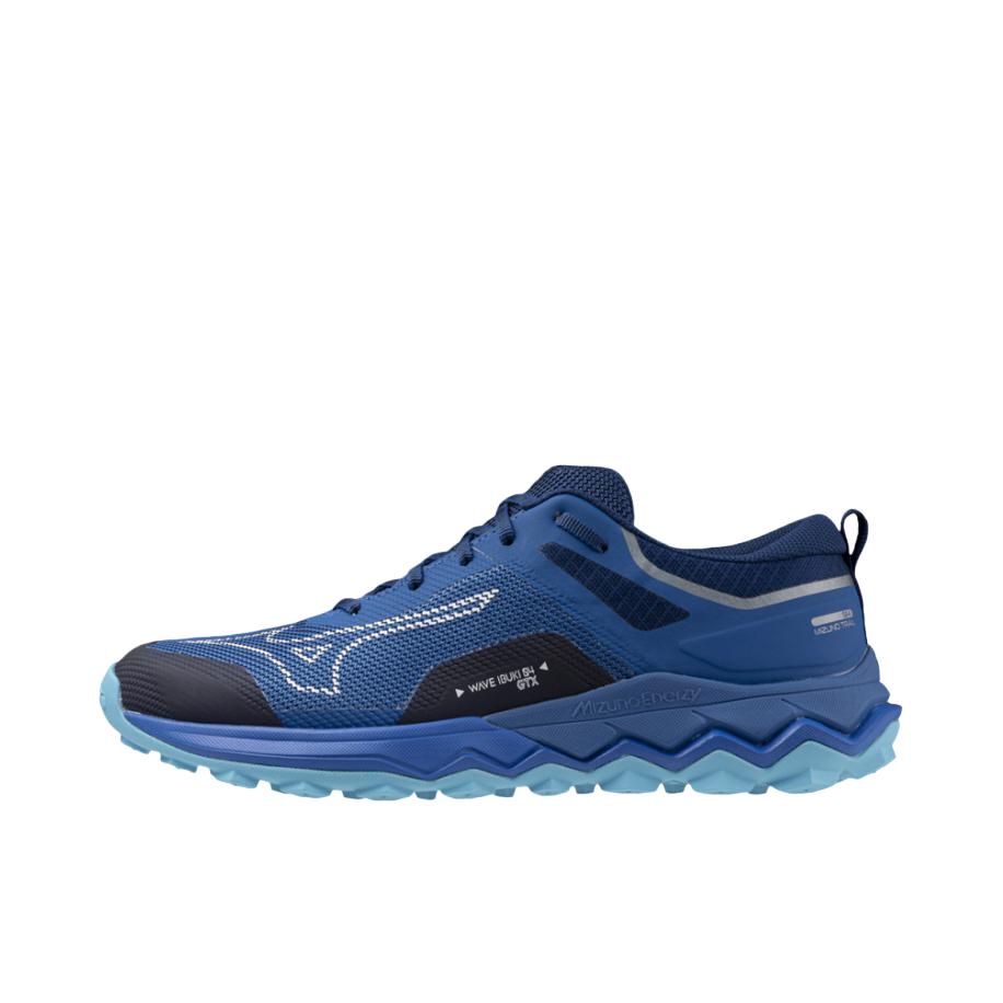 推荐商品：Mizuno/美津浓 Wave Ibuki 4 GTX 舒适缓震 轻便 防滑耐磨 慢跑 百搭 跑鞋 天蓝色