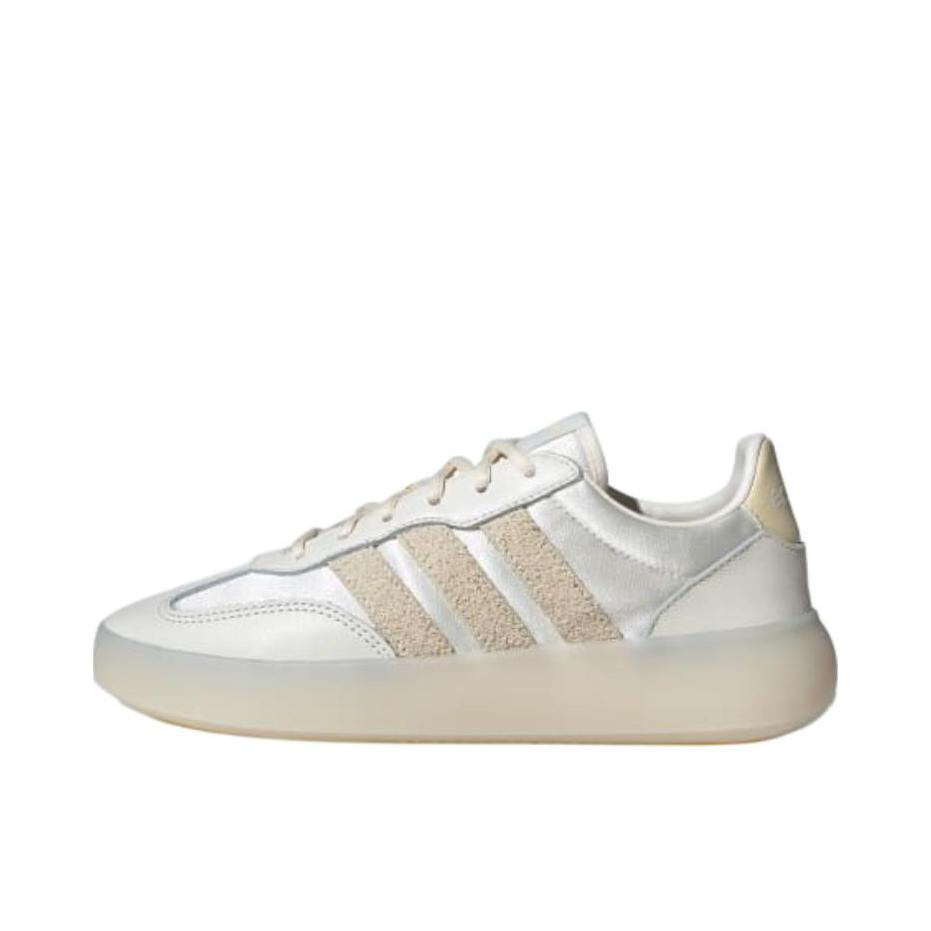 推荐商品：adidas BARREDA DECODE T头鞋 德训鞋 板鞋 百搭复古时尚简约防滑耐磨舒适轻便透气薄底贴合支撑 女款/米色/白色