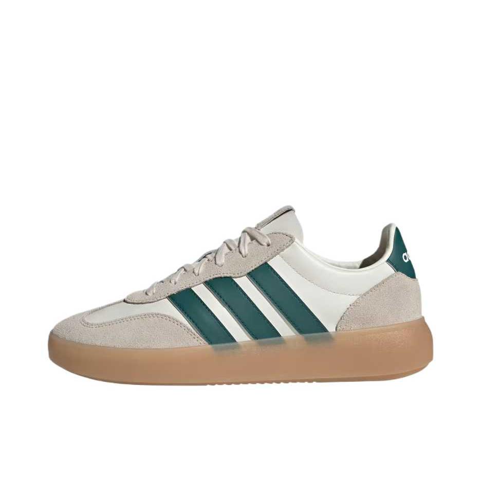 推荐商品：adidas BARREDA DECODE T头鞋 德训鞋 板鞋 百搭复古时尚简约防滑耐磨舒适轻便透气薄底贴合支撑 灰色/白色/绿色