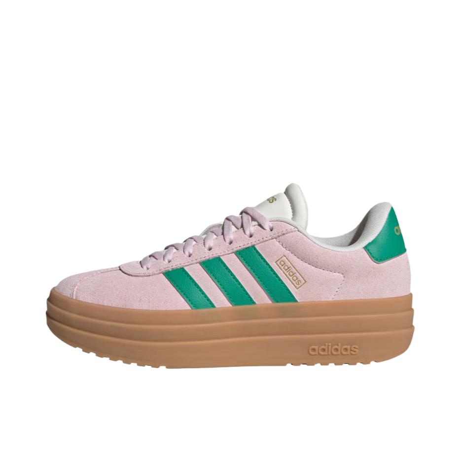推荐商品：adidas Originals Gazelle Bold T头鞋 德训鞋 运动休闲鞋 经典厚底防滑耐磨贴合 淡粉色 