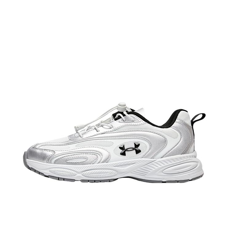 Under Armour/安德玛 运动休闲鞋 耐磨复古舒适防滑 2531677 大童/灰色/银色